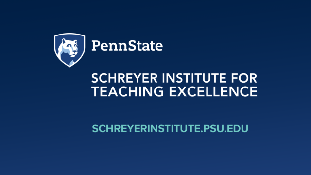 Equity and inclusion, peer review grants available from Schreyer Institute