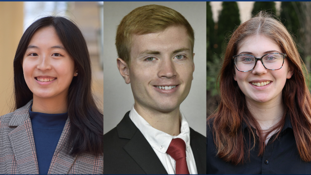 Meet Penn State’s three Goldwater Scholars for 2024-25 