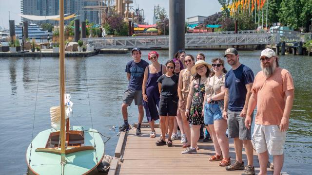 Abington art students build boat in collaboration with Philadelphia museum