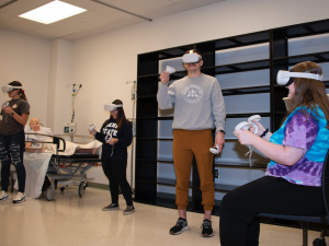 Penn State Fayette nursing students step into virtual reality