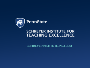 Schreyer Institute names teaching grant recipients for 2022-23  