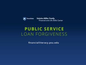 Sokolov-Miller Family Center to offer webinar on public service loan forgiveness